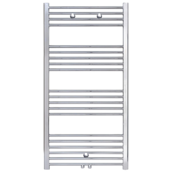 RADIATEUR SÈCHE-SERVIETTES RACCORDEMENT CENTRAL CHROME1200X500-376WATT