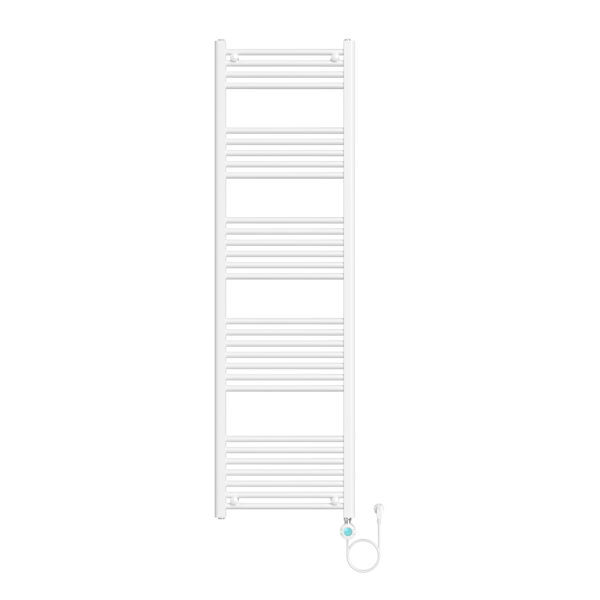 BELRAD SÈCHE-SERVIETTES ÉLECTRIQUE – AVEC THERMOSTAT NUMÉRIQUE PROGRAMMABLE – RACCORD À DROITE – 985W – 1700X500 MM – BLANC