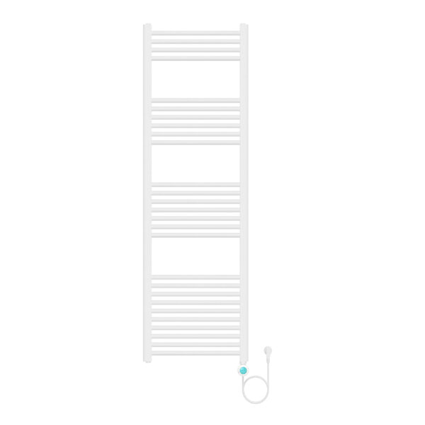 BELRAD SÈCHE-SERVIETTES ÉLECTRIQUE – AVEC THERMOSTAT NUMÉRIQUE PROGRAMMABLE – SMART WIFI - RACCORD À DROITE – 900W – 1600X500 MM – BLANC MAT