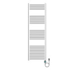 BELRAD SÈCHE-SERVIETTES ÉLECTRIQUE – AVEC THERMOSTAT NUMÉRIQUE PROGRAMMABLE – SMART WIFI - RACCORD À DROITE – 900W – 1600X500 MM – ACIER INOX BROSSÉ