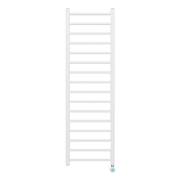 BELRAD SÈCHE-SERVIETTES ÉLECTRIQUE – AVEC THERMOSTAT NUMÉRIQUE PROGRAMMABLE – RACCORD À DROITE – 551W – 1600X500 MM – BLANC