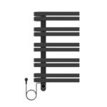 BELRAD SÈCHE-SERVIETTES ÉLECTRIQUE – DESIGN - SMART WIFI – RACCORDEMENT À GAUCHE – 225 W – 900X500 MM – NOIR MAT