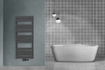 RADIATEUR SÈCHE-SERVIETTES RACCORDEMENT CENTRAL NOIR 1200X600-681W