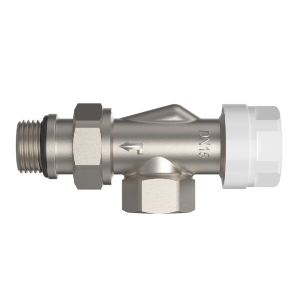 Belrad robinet de radiateur thermostatique — équerre inversée — M30 — 1/2" MF