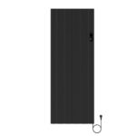 BELRAD RADIATEUR ÉLECTRIQUE – AVEC THERMOSTAT NUMÉRIQUE PROGRAMMABLE – SMART WIFI – 2000W – 1600X608X90 MM – NOIR MAT