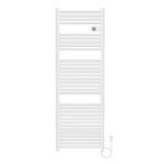 BELRAD SÈCHE-SERVIETTES ÉLECTRIQUE – AVEC THERMOSTAT NUMÉRIQUE PROGRAMMABLE – SMART WIFI - 850W – 1600X540X133 MM – BLANC BRILLANT