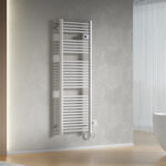 BELRAD SÈCHE-SERVIETTES ÉLECTRIQUE – AVEC THERMOSTAT NUMÉRIQUE PROGRAMMABLE – SMART WIFI - 850W – 1600X540X133 MM – BLANC BRILLANT