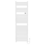 BELRAD SÈCHE-SERVIETTES ÉLECTRIQUE – AVEC THERMOSTAT NUMÉRIQUE PROGRAMMABLE – SMART WIFI - 1000W – 1800X540X133 MM – BLANC BRILLANT