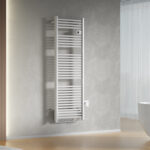BELRAD SÈCHE-SERVIETTES ÉLECTRIQUE AVEC SOUFFLEUR – AVEC THERMOSTAT NUMÉRIQUE PROGRAMMABLE – SMART WIFI - 1850W – 1640X540X133 MM – BLANC BRILLANT