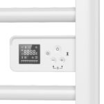 BELRAD SÈCHE-SERVIETTES ÉLECTRIQUE AVEC SOUFFLEUR – AVEC THERMOSTAT NUMÉRIQUE PROGRAMMABLE – SMART WIFI - 2000W – 1840X540X133 MM – BLANC BRILLANT