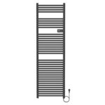 BELRAD SÈCHE-SERVIETTES ÉLECTRIQUE – AVEC THERMOSTAT NUMÉRIQUE PROGRAMMABLE – SMART WIFI - 1000W – 1800X540X133 MM – NOIR MAT