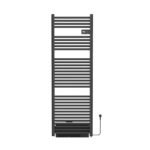 BELRAD SÈCHE-SERVIETTES ÉLECTRIQUE AVEC SOUFFLEUR – AVEC THERMOSTAT NUMÉRIQUE PROGRAMMABLE – SMART WIFI - 1850W – 1640X540X133 MM – NOIR MAT