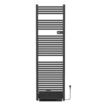 BELRAD SÈCHE-SERVIETTES ÉLECTRIQUE AVEC SOUFFLEUR – AVEC THERMOSTAT NUMÉRIQUE PROGRAMMABLE – SMART WIFI - 2000W – 1840X540X133 MM – NOIR MAT
