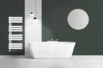 BELRAD SÈCHE-SERVIETTES ÉLECTRIQUE – AVEC THERMOSTAT NUMÉRIQUE PROGRAMMABLE – RACCORD À GAUCHE – 755W – 1600X500 MM – BLANC