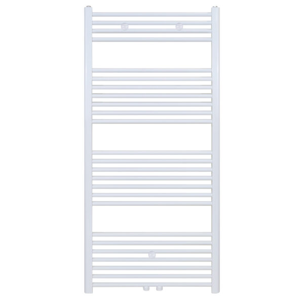 BELRAD SÈCHE-SERVIETTES - RACCORDEMENT GAUCHE-DROITE/CENTRAL - 754 WATT - 1400X600CM - BLANC BRILLANT