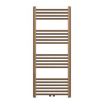 BELRAD SÈCHE-SERVIETTES - RACCORDEMENT GAUCHE-DROITE/CENTRAL - 537 WATT - 1200X500CM - BRUN BRONZÉ BROSSÉ