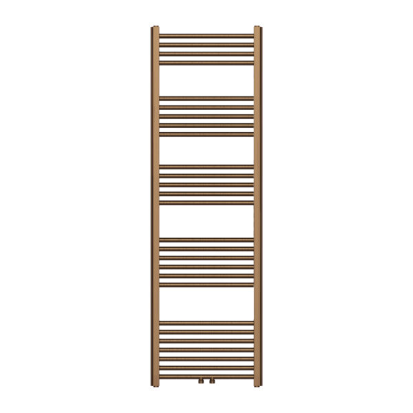 BELRAD SÈCHE-SERVIETTES - RACCORDEMENT GAUCHE-DROITE/CENTRAL - 721 WATT - 1600X500CM - BRUN BRONZÉ BROSSÉ
