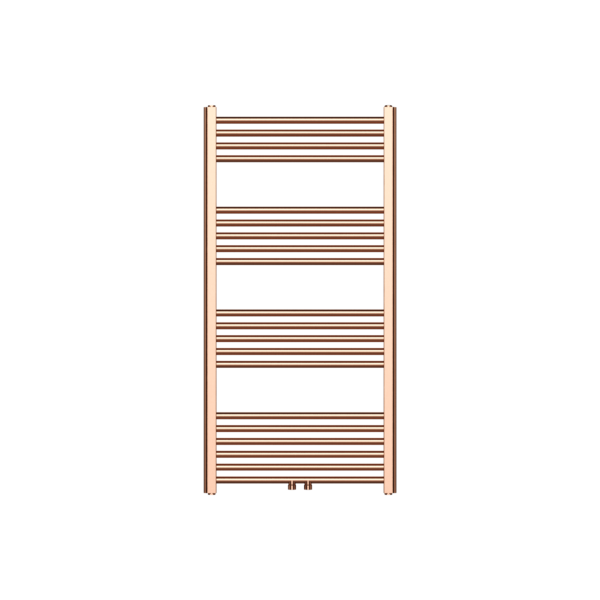 BELRAD SÈCHE-SERVIETTES - RACCORDEMENT GAUCHE-DROITE/CENTRAL - 414 WATT - 1200X600CM - CUIVRE BROSSÉ