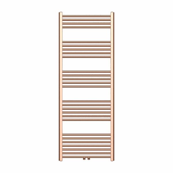 RADIATEUR SÈCHE-SERVIETTES RACCORDEMENT CENTRAL CUIVRE BROSSÉ 1600X600-557 WATT