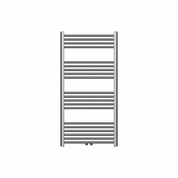RADIATEUR SÈCHE-SERVIETTES RACCORDEMENT CENTRAL GRIS BRONZE 1200X600-414 WATT