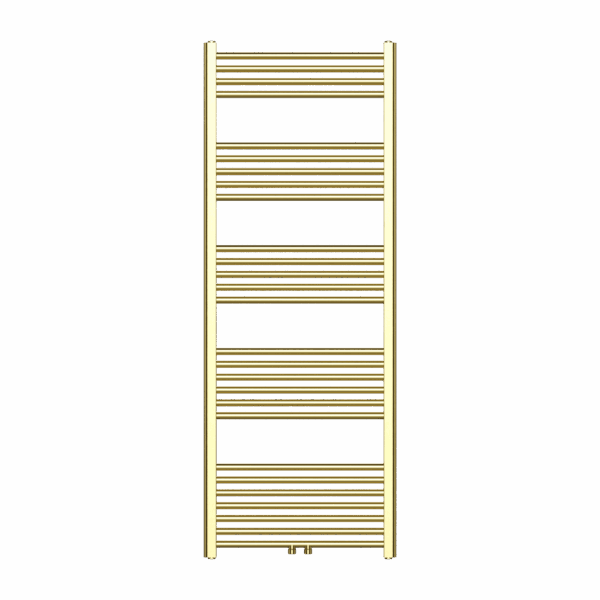 BELRAD SÈCHE-SERVIETTES - RACCORDEMENT GAUCHE-DROITE/CENTRAL - 557 WATT - 1600X600CM - OR BROSSÉ