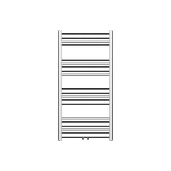 BELRAD SÈCHE-SERVIETTES - RACCORDEMENT GAUCHE-DROITE/CENTRAL - 414 WATT - 1200X600CM - ACIER INOX BROSSÉ