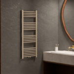 BELRAD SÈCHE-SERVIETTES - RACCORDEMENT GAUCHE-DROITE/CENTRAL - 475 WATT - 1200X500CM - SABLE