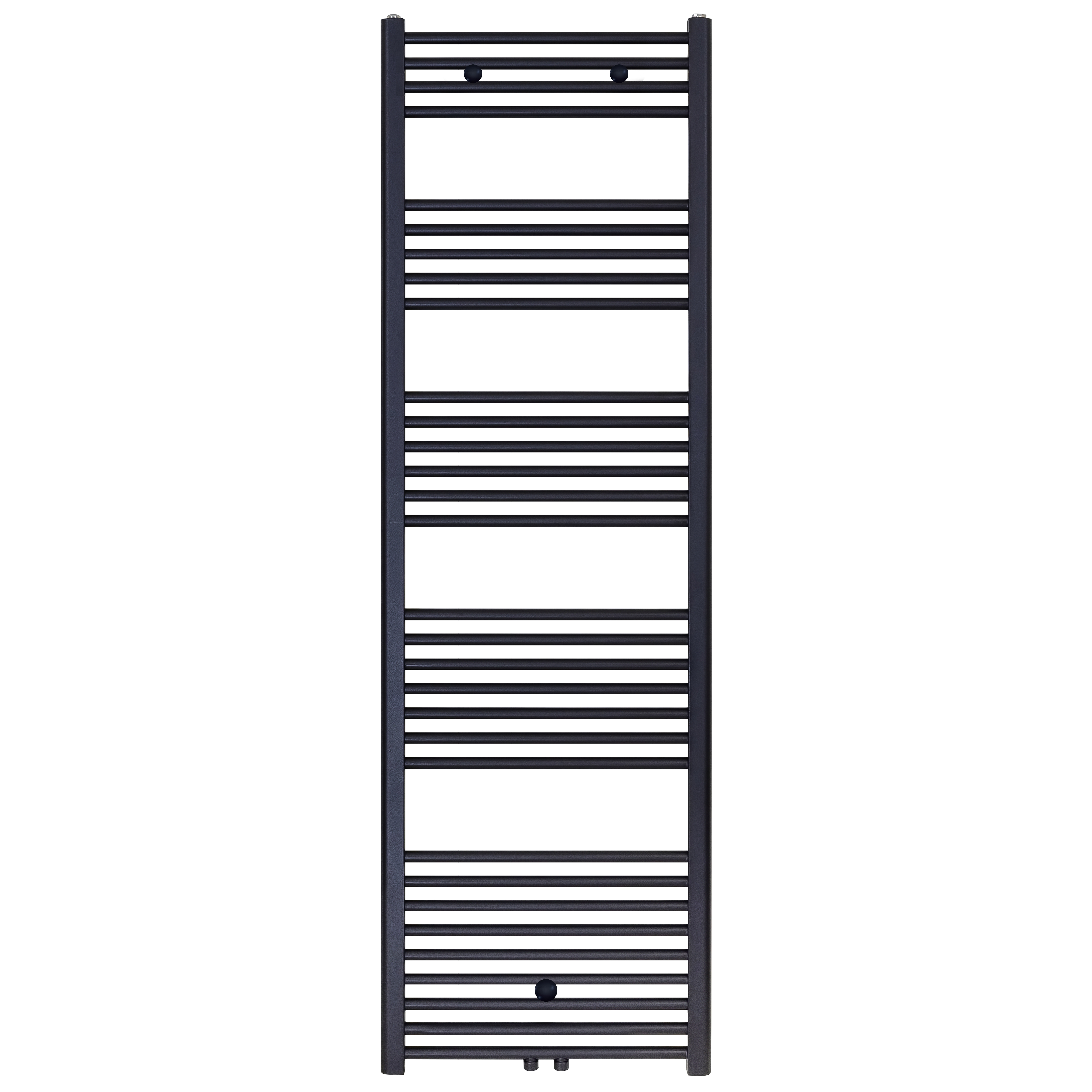 BELRAD SÈCHE-SERVIETTES - RACCORDEMENT GAUCHE-DROITE/CENTRAL - 944 WATT - 1800X600CM - NOIR MAT