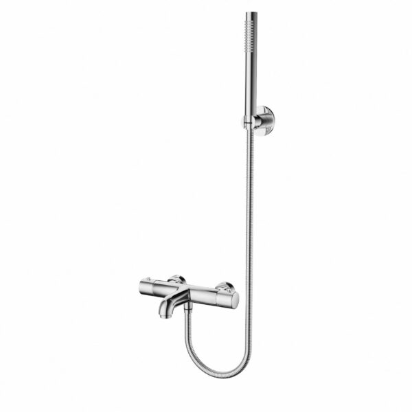 Aloni mitigeur bain-douche thermostatique avec douchette — chrome