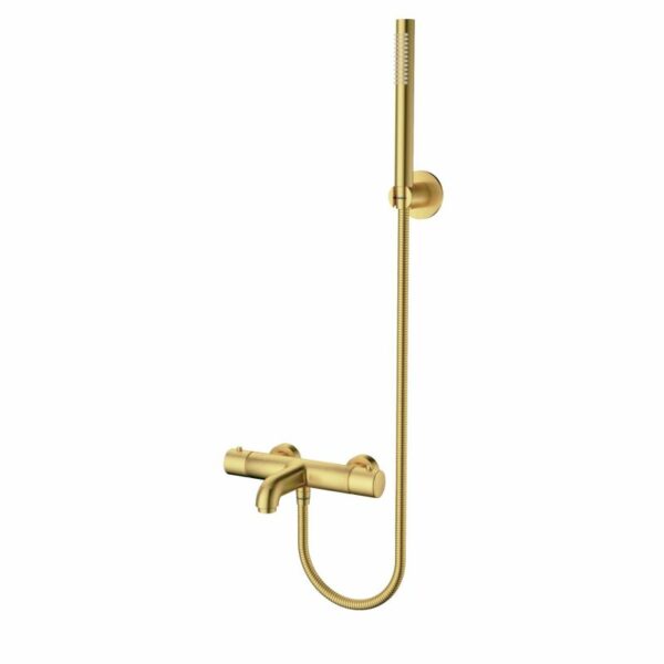 Aloni mitigeur bain-douche thermostatique avec douchette — or brossé