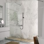 Aloni mitigeur bain-douche thermostatique avec douchette — gunmetal