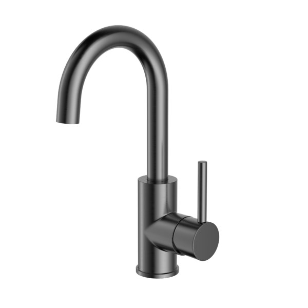 Aloni ensy mitigeur de lavabo avec bec orientable - gris bronze