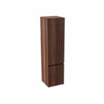 Colonne de salle de bain Aloni ELA en wengé, 2 portes