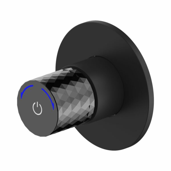 Aloni Flow robinet encastré de bidet, eau froide — noir mat