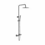 Aloni Optima Rondo ensemble de douche thermostatique Cool Touch — gunmetal PVD