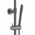Aloni Optima Rondo ensemble de douche thermostatique Cool Touch — gunmetal PVD