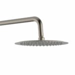 Aloni Optima Rondo ensemble de douche thermostatique Cool Touch — inox brossé