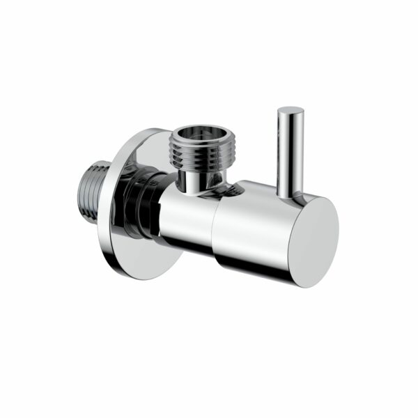 Uniforma robinet d’arrêt d’angle 1/2 × 3/8 — chrome