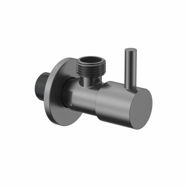 Uniforma robinet d’arrêt d’angle 1/2 × 3/8 — gunmetal PVD