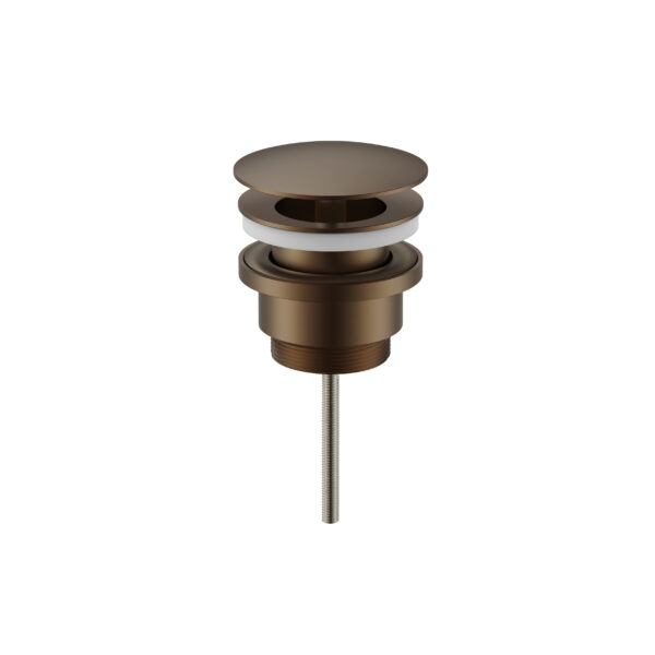 Uniforma bonde toujours ouverte pour lavabo sans trop-plein — brun bronzé PVD