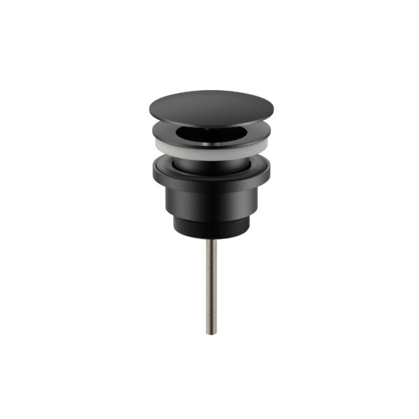 Uniforma bonde toujours ouverte pour lavabo sans trop-plein — noir mat PVD