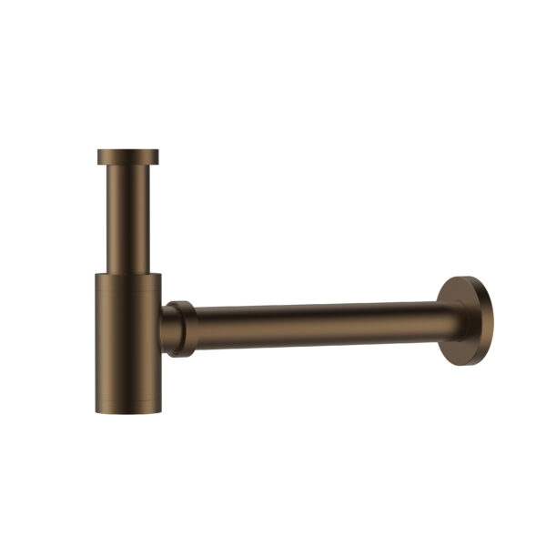 Uniforma siphon pour lavabo et lave-mains — brun bronzé PVD