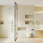 Stria kit de finition douche thermostatique 2 voies — chrome