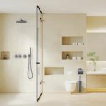 Stria kit de finition douche thermostatique 2 voies — gunmetal PVD