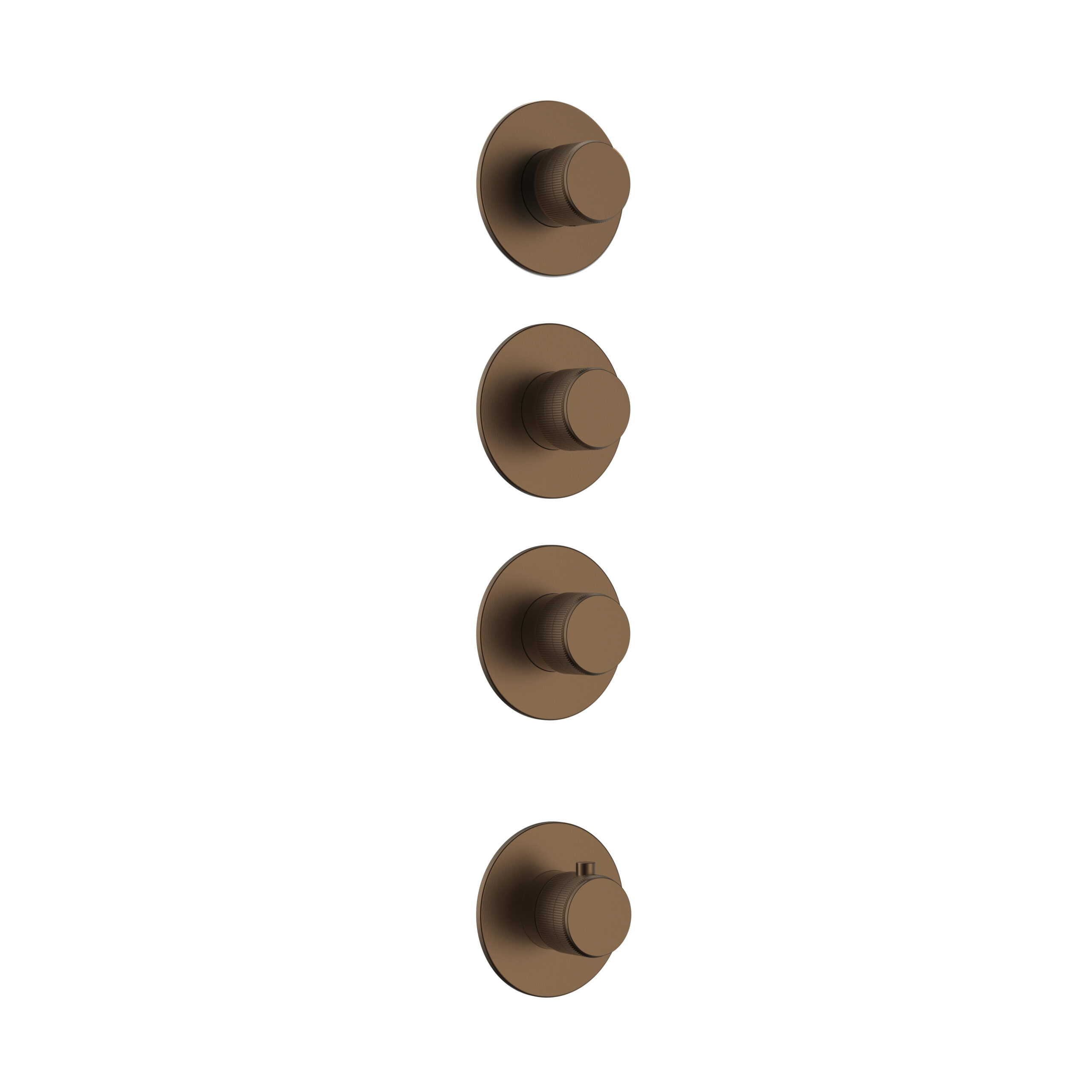 PRM6025-BB.jpg Stria kit de finition douche thermostatique 3 voies — brun bronzé PVD