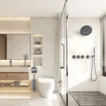 Stria kit de finition douche thermostatique 3 voies — gunmetal PVD