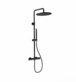 Stria ensemble de douche thermostatique Cool Touch 30 cm — noir mat PVD