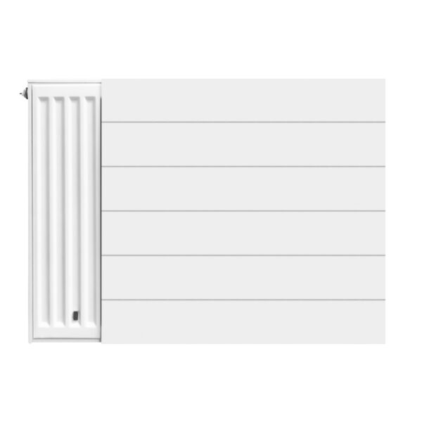 Panneau frontal avec lignes pour radiateur