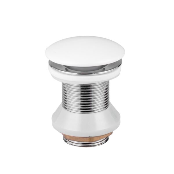Aloni bonde lavabo clic-clac en céramique 5/4 pouces — blanc brillant