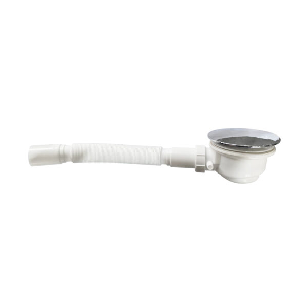 Aloni siphon de douche 90 mm, sortie Ø50 mm — chrome
